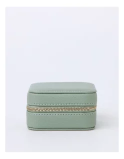 Top 10 🤩 Design Studio Square Zip Around Jewellery Box In In Matcha Green 🥰