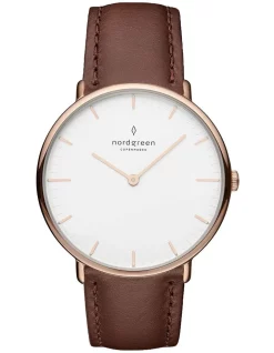 Discount ๐ Nordgreen Native Brown โ Watch โจ