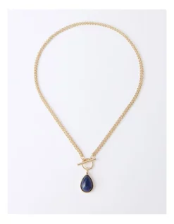 Best deal ⌛ Trent Nathan Stone Pendant Necklace In Blue ❤️