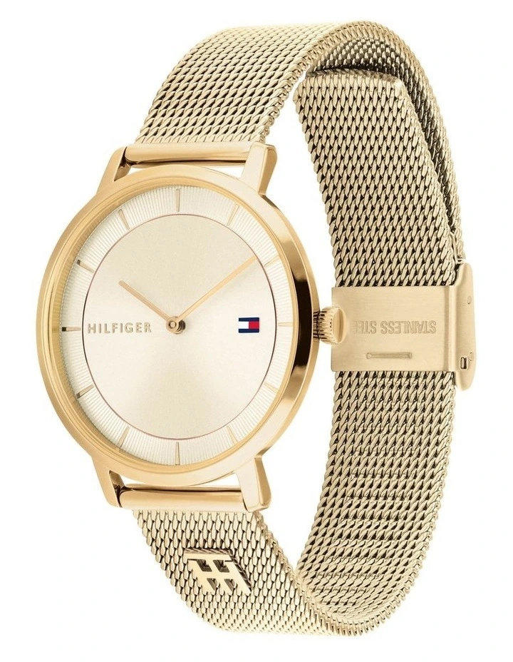 Best deal π₯ Tommy Hilfiger Quartz Ionic Plated Gold Steel β Watch 1782286 π - Image 2