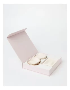 Cheap 🎁 Chloe & Lola Silk Eye Mask & Pillow Slip Set In Cream 😉