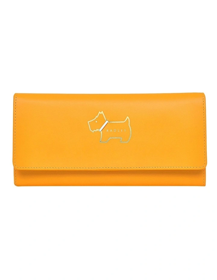 Wholesale ๐ฅฐ Radley Heritage ๐ฆฎ Dog Outline Mango Large Flapover Matinee Purse ๐งจ