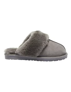 Cheapest 🥰 Easy Steps Peggy Grey Suede Slippers 🎁