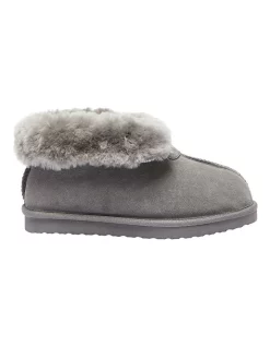 Best deal 💯 Easy Steps Pixie Grey Suede Slippers ✔️