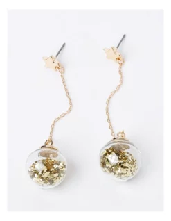Best Pirce π Design Studio Sparkle Ball Drop Earring In Gold π