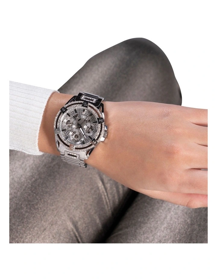 Brand new βοΈ Guess Queen 40mm GW0464L1 Stainless Steel β Watch In Silver π - Image 7