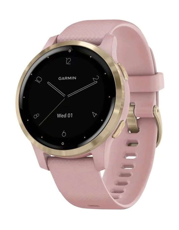 Hot Sale ๐ฏ Garmin Vivoactive 4s Smart โ Watch (40mm) Gold/Pink ๐
