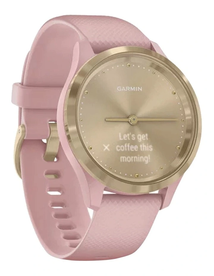 Outlet π Garmin Vivomove 3s Hybrid Smart β Watch (39mm) Gold/Rose Pink β - Image 2