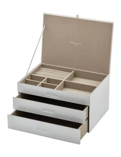 Best deal 🔔 One Six Eight London Gabriella White Xl Jewellery Box 🤩