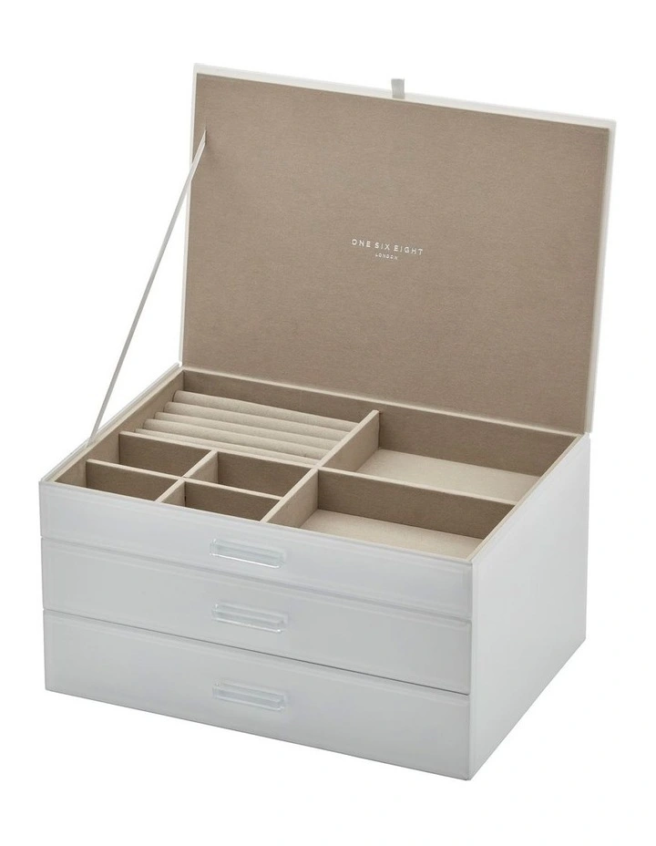 Best deal π One Six Eight London Gabriella White Xl Jewellery Box π€© - Image 3