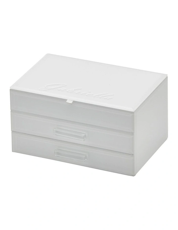 Discount π One Six Eight London Gabriella White Medium Jewellery Box β¨ - Image 4