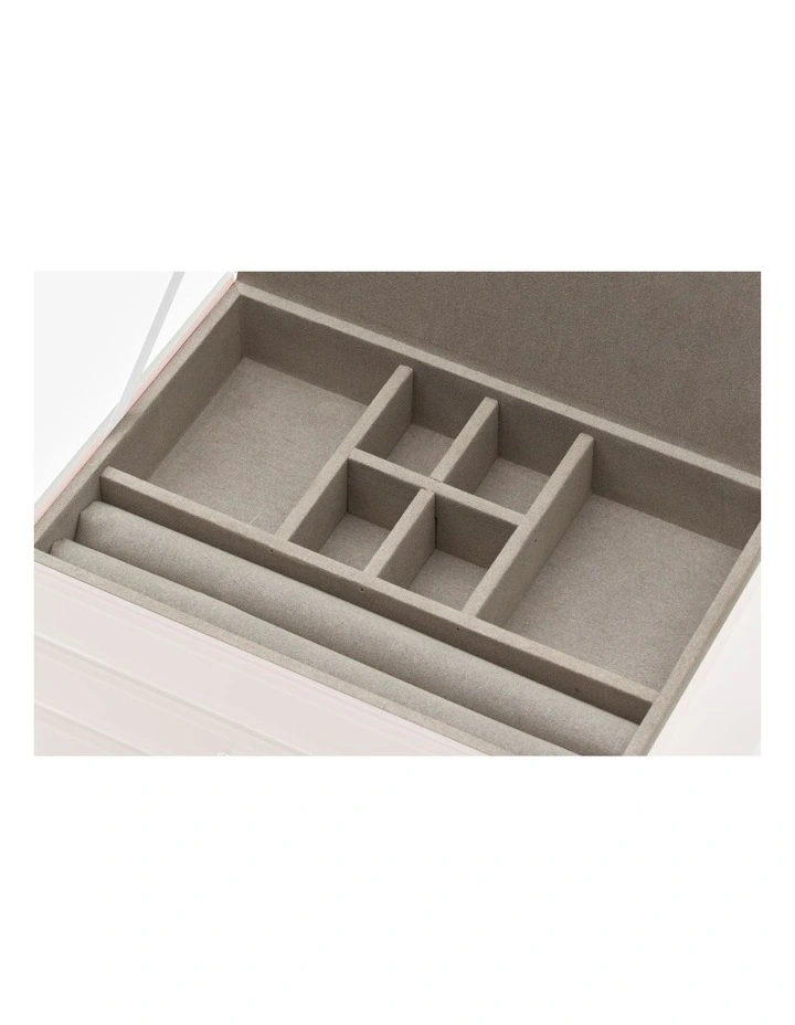 Discount π One Six Eight London Gabriella White Medium Jewellery Box β¨ - Image 5