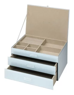 Discount ⌛ One Six Eight London Gabriella Duck Egg Blue XL Jewellery Box 🛒