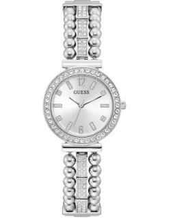 Discount 😉 Guess Gala ⌚ Watch In Silver 🛒