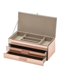 Cheap 🛒 One Six Eight London Gabriella Rose Gold Large Jewellery Box ✔️