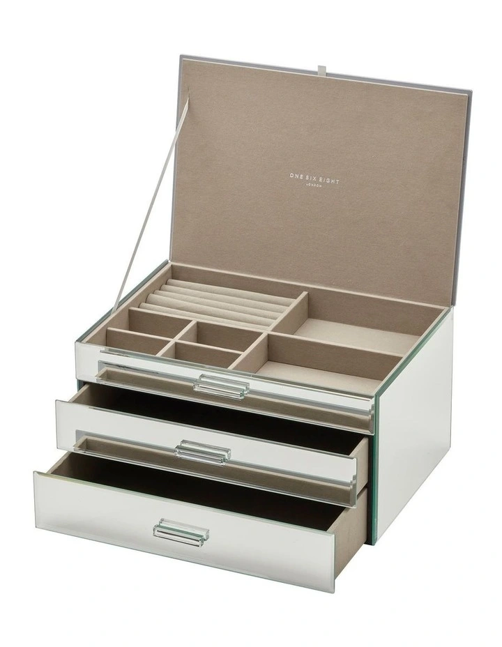 Outlet π₯° One Six Eight London Gabriella Mirror Xl Jewellery Box π