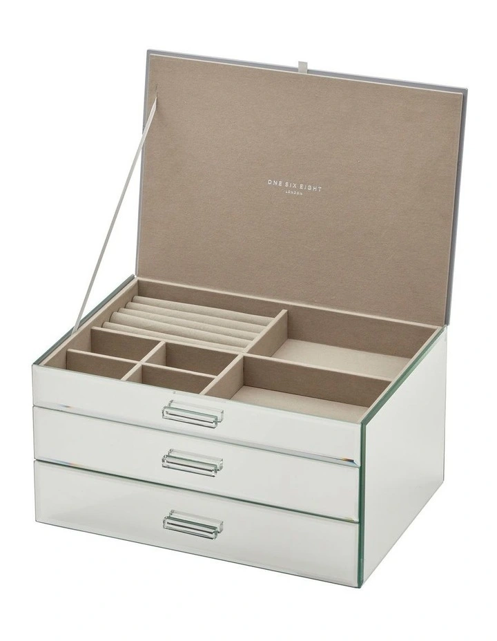 Outlet π₯° One Six Eight London Gabriella Mirror Xl Jewellery Box π - Image 3