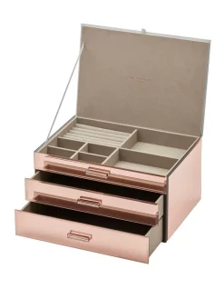Best deal π One Six Eight London Gabriella Rose Gold Xl Jewellery Box π