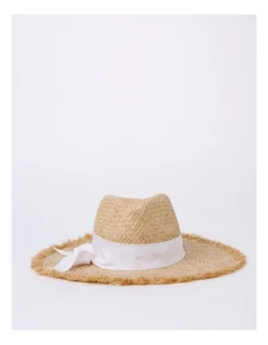 Best Sale ✨ Piper Raw Edge 🌞 Summer Hat In Natural ⌛