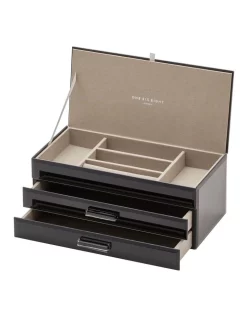 Coupon 😀 One Six Eight London Gabriella Black Large Jewellery Box 🛒