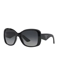 Outlet 🤩 Prada PR 32PS Heritage Black Polarised 👓 Sunglasses ⭐