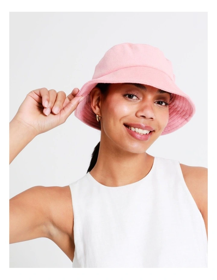 Deals β Piper Terry Bucket Hat In Pink β¨ - Image 2
