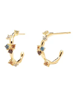 Outlet ❤️ PDPAOLA Five 18ct Gold Plated Earrings ✔️