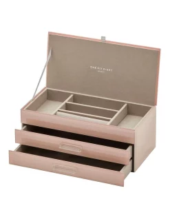 Deals ๐ One Six Eight London Gabriella Blush Large Jewellery Box ๐