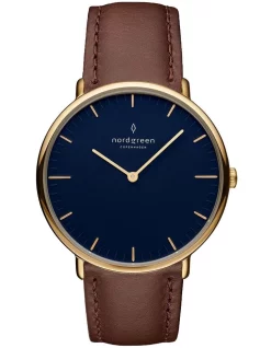 Cheap 👏 Nordgreen Native Brown ⌚ Watch 🎉