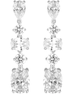 Cheap 😀 Georgini Iconic Bridal Christina Earrings Silver 👏