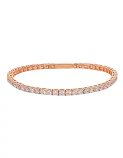 Brand new 🛒 Georgini Selena 3Mm Tennis Bracelet Rose Gold 😀