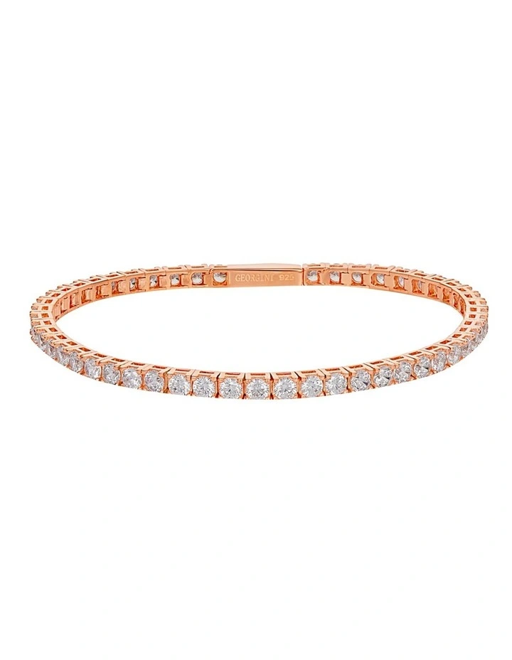 Brand new π Georgini Selena 3Mm Tennis Bracelet Rose Gold π