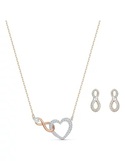 Cheap 🎁 Swarovski Infinity Heart Multi-Coloured Jewellery Set ⌛